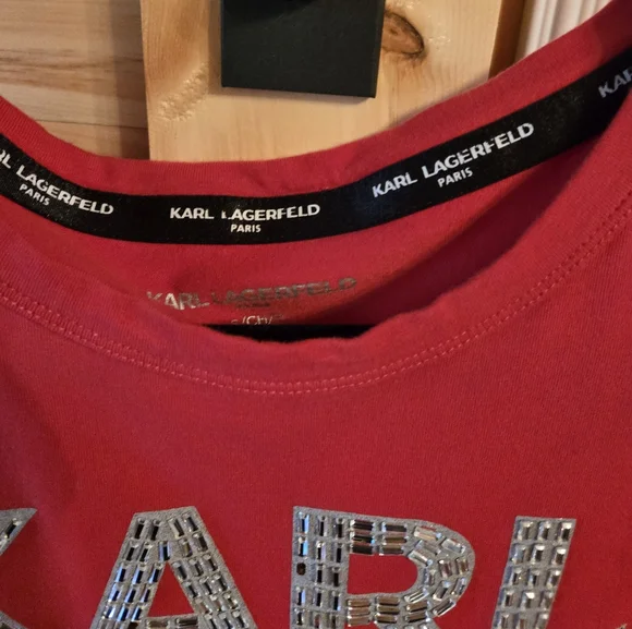 Karl Lagerfeld Red Women's Dress - Picture 6 of 12